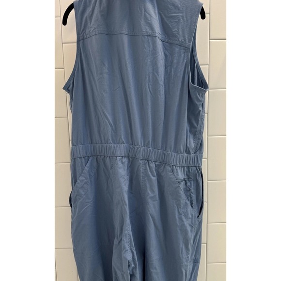 Duluth Trading W Coverall Heirloom Gardening Workwear Chore Sleeveless Blue L - Picture 4 of 9